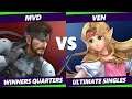 S@X 394 Online Winners Quarters - MVD (Snake) Vs. ven (Zelda) Smash Ultimate - SSBU