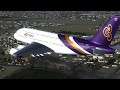 Thai Airways A380 [Engine Fire] Crash Landing at Dubai