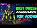Best Dress Combination in Free Fire - 5 Pro Looks and Dress in Free Fire || Wolf Army