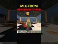 Can I Do Mlg From Herobrine Tower?😂#Gamer_Fleet #HEROBRINE_SMP