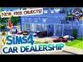 CAR DEALERSHIP/CONCESSIONARIA | THE SIMS 4 NEW OBJECTS SPEED BUILDING ITA