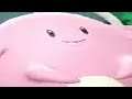 Chansey laughs at eevee