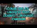 Conan Exiles..Linguist Feat..Learned Language..Zamoran