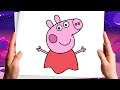 🆕How To Draw Peppa Pig | Draw Peppa Pig Face Top Video