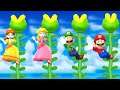 Mario Party 9 Mingames Mario vs Luigi vs Peach vs Daisy (Gameplay PT-BR) #01