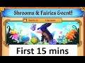 Merge Dragons Shrooms and Fairies Event First 15 Mins Gameplay