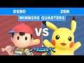 MSM Online 49 - Zen (Pikachu) Vs. Debo (Ness) - Winners Quarters