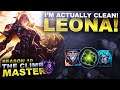 MY LEONA IS ACTUALLY CLEAN! - Climb to Master S10 | League of Legends