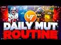MY MUT DAILY ROUTINE REVEALED! | HOW I MAKE COINS AND UPGRADE MY MADDEN 21 ULTIMATE TEAM!