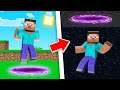 NORMAL Minecraft BUT YOU CAN'T STOP TELEPORTING! (random)