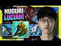 NUGURI IS SO CLEAN WITH LUCIAN! - FPX Nuguri Plays Lucian Top vs Akali! | Season 11