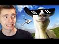 O SIMULADOR DA CABRA MALUCA!!! (VÍDEO ENGRAÇADO) - Goat Simulator