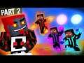 PART 2 ( ADMIN BOSS VS ELEMENTAL HEROBRINE - COOL MONSTER SCHOOL ) MINECRAFT ANIMATION