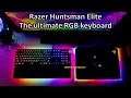 Razer Huntsman Elite Audio Visualizer, clicky typing sound and awesome RGB underglow