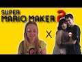 Super Mario Maker 2 Co-op ft. Emily and Nestor! !add xxx-xxx-xxx | TheYellowKazoo