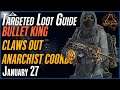 The DIVISION 2 | Targeted Loot Today | January 27 | *CLAWS OUT HOLSTER* | FARMING GUIDE