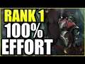The RANK 1 PYKE goes 100% tryhard for the first time ever in Challenger (PURE GAMEPLAY)