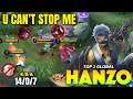YOU CAN'T ESCAPE !! Hanzo best build 2021 ~ Top Global Hanzo Build ~ Hanzo Mobile Legends