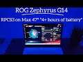 Zephyrus G14 : RPCS3 Emulator on best battery and thermals