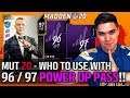 96/97 Power Up Passes - Who to use them on! | Madden 20 Ultimate Team