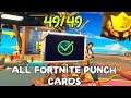 ALL FORTNITE PUNCH CARDS
