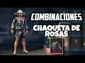 COMBINACIONES CON CHAQUETA DE ROSAS "FLORECER DE LA ROSA BLANCA"/MEJORES OUTFITS EN FREE FIRE