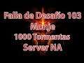 Diablo 3 Falla de desafío 103 Server NA: Monje 1000T Shenlong