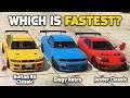 GTA 5 ONLINE - SULTAN RS CLASSIC VS JESTER CLASSIC VS ELEGY RETRO (WHICH IS FASTEST?)