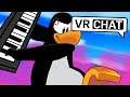 Hitting People w/My Piano in VR (VRChat)