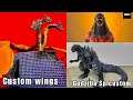 * incredible* Godzilla Sp custom & King Ghidorah-2019 with customize wings