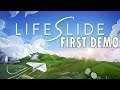[LIFE SLIDE] First Time Gliding through the air on a paper airplane Demo