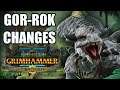New GOR-ROK Changes SFO Grimhammer Patch - The Great Plan - Total War Warhammer 2