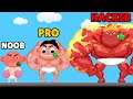 NOOB vs PRO vs HACKER in Muscle Boy