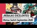 REBAJAS Nintendo Switch Septiembre 2020 Tercera Semana 💸 OFERTAS NINTENDO SWITCH Septiembre 2020