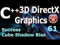 Success! Cube Shadow Bias [C++ 3D DirectX Tutorial]