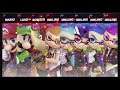 Super Smash Bros Ultimate Amiibo Fights – Request #15652 Mario & Friends vs Inkling Team