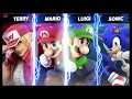 Super Smash Bros Ultimate Amiibo Fights   Terry Request #223 Terry & Mario vs Luigi & Sonic