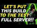 TESTING THIS BUILD ON A FULL SERVER!!! THIS GUY TURNED OFF STREAM AFTER FAIL!