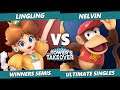 Tower's Takeover 16 Winners Semis - LingLing (Daisy) Vs Nelvin (Diddy Kong) SSBU Ultimate Tournament
