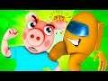 Among Us vs Piggy: Imposter (Roblox Challenge 3D Animation)