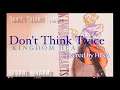 【カバー】Don’t Think Twice / 宇多田ヒカル ［KINGDOM HEARTS Ⅲ］- Covered by HINA