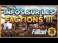 Fallout 76 - INFOS SUR LES FACTIONS !!!!!