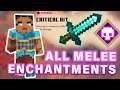 All MELEE Weapon Enchantments | My Thoughts ► Minecraft Dungeons