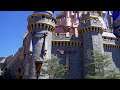 Cinderella Castle Transformation Progress for Walt Disney World's 50th Anniversary Including Decor