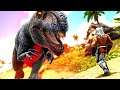 Conquering the Almighty Prime Giganotosaurus and Stealing his Goodies!  | ARK Modded Annunaki #31