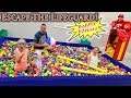 Escape the LifeGuard!!! Giant Lego Ball Pit Edition!