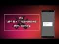 FIX "App isn't responding" ERROR FOR ANY ANDROID PHONE | 100% WORKING!