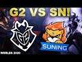G2 Vs SN! Worlds 2020! THIS GAME WAS AMAZING! | League of Legends