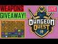 🔴🌸GIVING AWAY WEAPONS!!!🌸(Dungeon Quest RobloX)🔴
