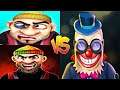 Grim Face Clown VS Scary Robber Home Clash - Z & K - Android & iOS Games